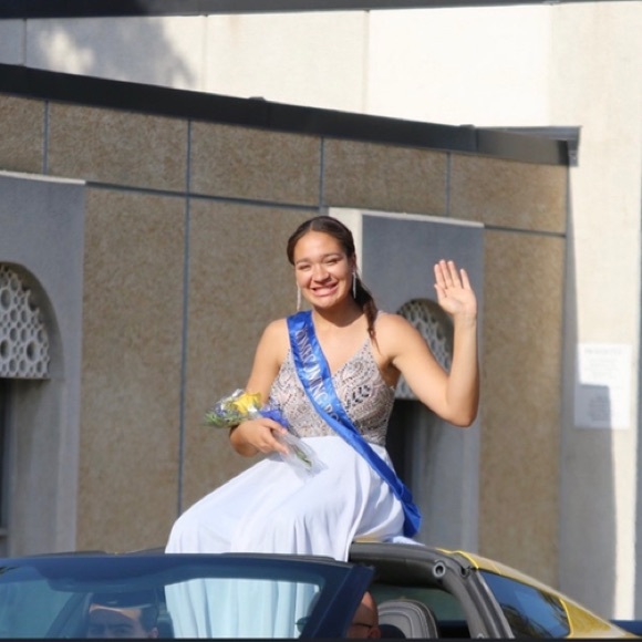 Light Blue / Silver Prom Dress - Picture 4 of 7